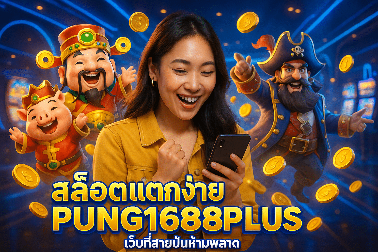 สล็อตแตกง่าย PUNG1688PLUS เว็บที่สายปั่นห้ามพลาด